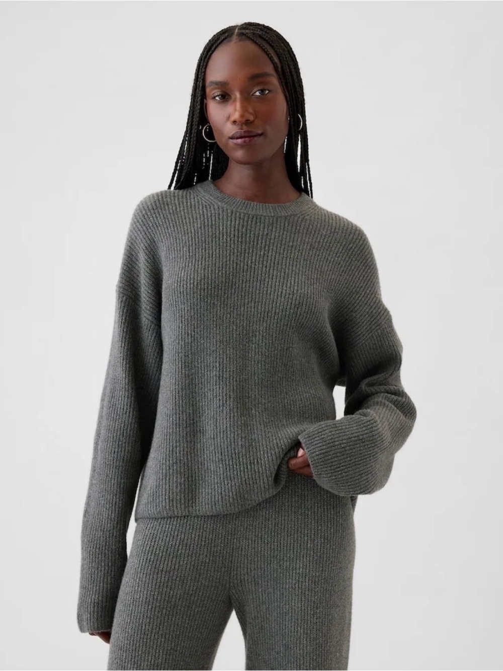 Gap CashSoft Shaker-Stich Sweater & Pant Matching Set
